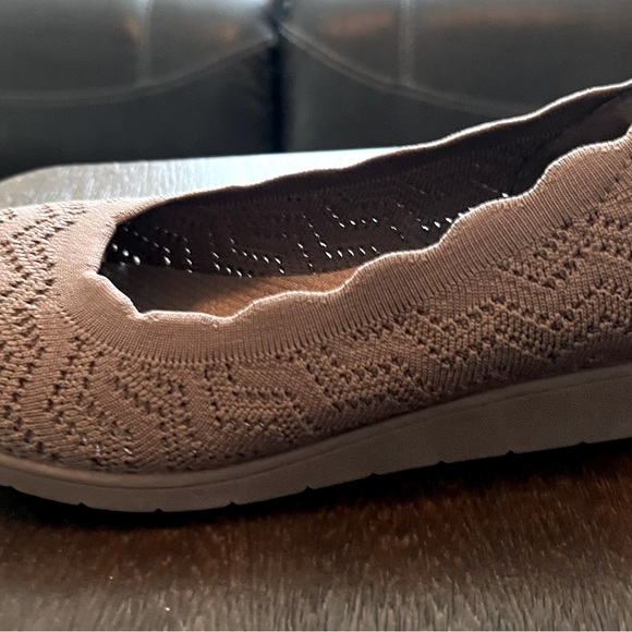 Skechers cooled memory foam beige platforms sz 10 - Picture 4 of 9